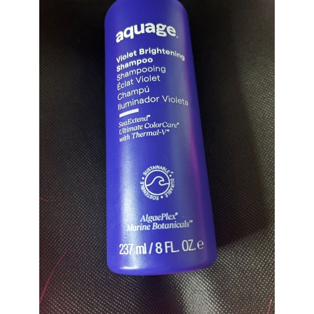Aquage Violet Brightening Shampoo 8 Oz - Picture 2 of 4